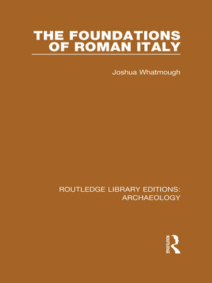 cover image of The Foundations of Roman Italy